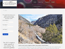 Tablet Screenshot of cachehighline.com
